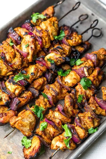 1 Skewer Chicken Tikka - 1 chicken skewers