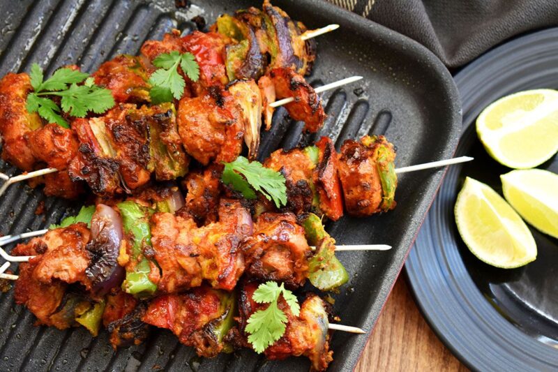 1 Skewer Chicken Tikka receta-brochetas-de-pollo-murg-tikka-01