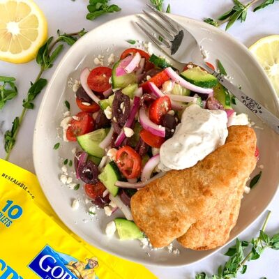 Fried Fish Salad
