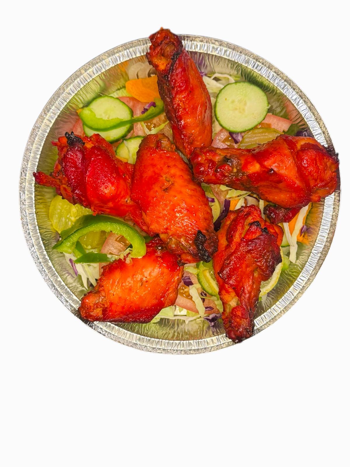 Tandoori Wings Salad