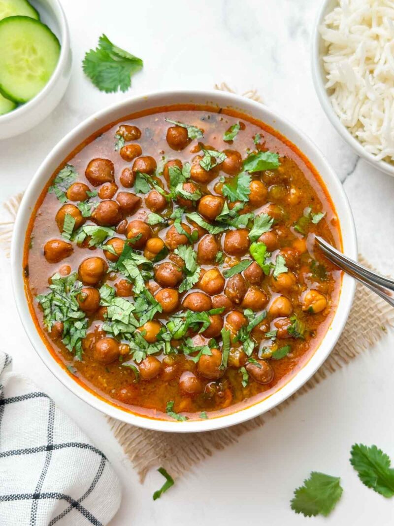 Vegetarian Dal or Channa Masala or Beans