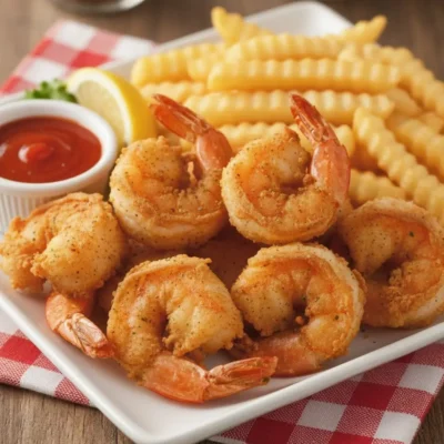 jumbo shrimp with fries