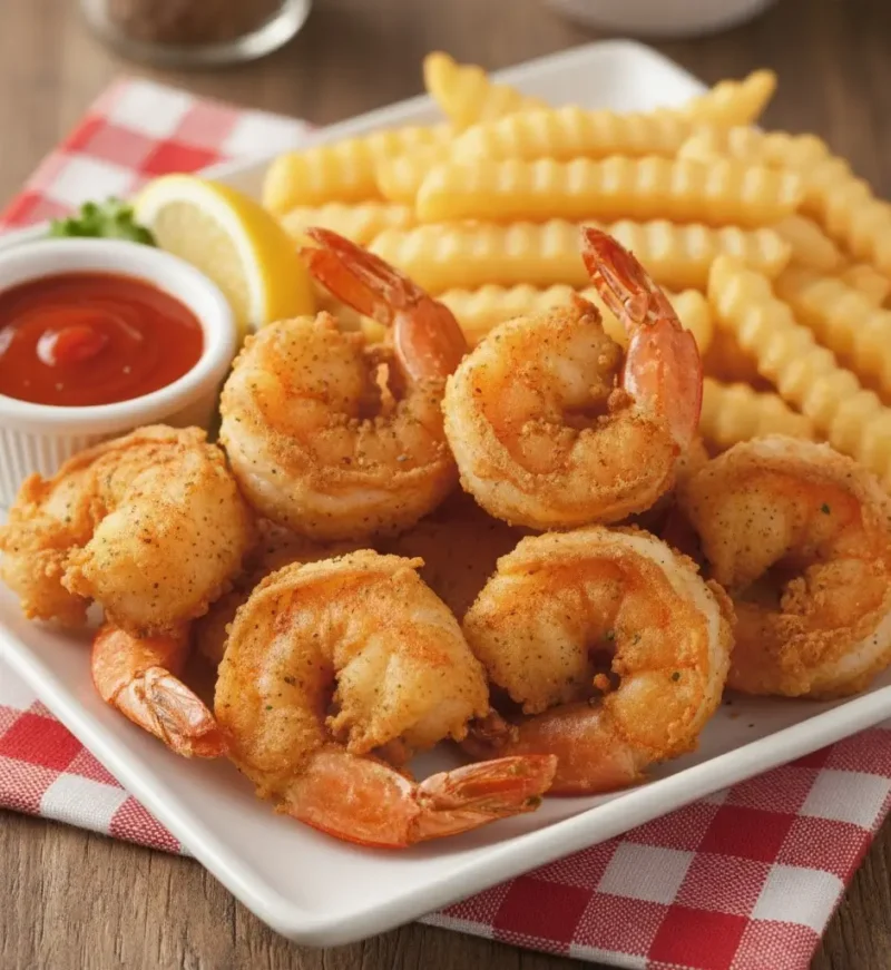 jumbo shrimp with fries